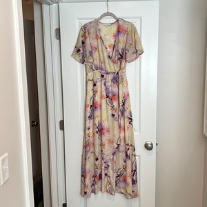 Floral Wrap Dress